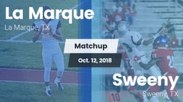 Matchup: La Marque High vs. Sweeny  2018
