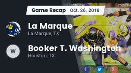Recap: La Marque  vs. Booker T. Washington  2018