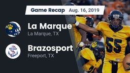 Recap: La Marque  vs. Brazosport  2019