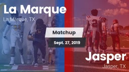 Matchup: La Marque High vs. Jasper  2019