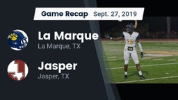 Recap: La Marque  vs. Jasper  2019