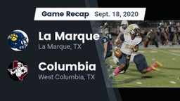 Recap: La Marque  vs. Columbia  2020