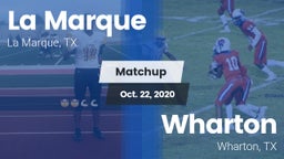 Matchup: La Marque High vs. Wharton  2020