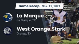 Recap: La Marque  vs. West Orange Stark  2021