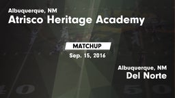 Matchup: Atrisco Heritage vs. Del Norte  2016