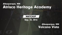 Matchup: Atrisco Heritage vs. Volcano Vista  2016