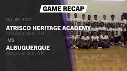 Recap: Atrisco Heritage Academy  vs. Albuquerque  2015