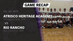 Recap: Atrisco Heritage Academy  vs. Rio Rancho  2015