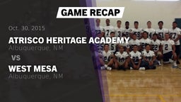 Recap: Atrisco Heritage Academy  vs. West Mesa  2015