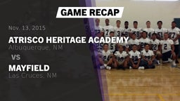 Recap: Atrisco Heritage Academy  vs. Mayfield  2015