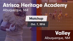 Matchup: Atrisco Heritage vs. Valley  2016
