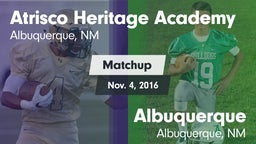 Matchup: Atrisco Heritage vs. Albuquerque  2016