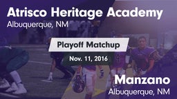 Matchup: Atrisco Heritage vs. Manzano  2016