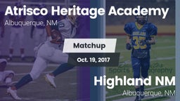 Matchup: Atrisco Heritage vs. Highland  NM 2017