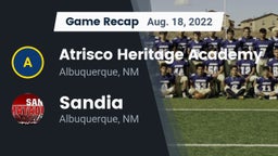 Recap: Atrisco Heritage Academy  vs. Sandia  2022