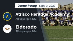 Recap: Atrisco Heritage Academy  vs. Eldorado  2022