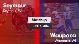 Matchup: Seymour  vs. Waupaca  2016