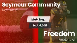 Matchup: Seymour Community  vs. Freedom  2019