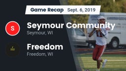 Recap: Seymour Community  vs. Freedom  2019