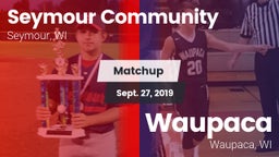 Matchup: Seymour Community  vs. Waupaca  2019