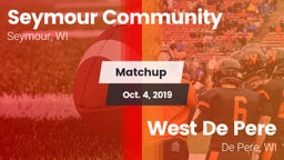 Matchup: Seymour Community  vs. West De Pere  2019