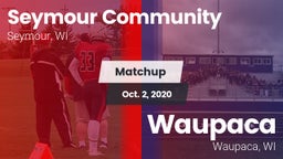 Matchup: Seymour Community  vs. Waupaca  2020
