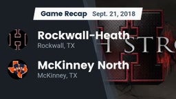 Recap: Rockwall-Heath  vs. McKinney North  2018