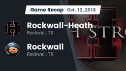 Recap: Rockwall-Heath  vs. Rockwall  2018