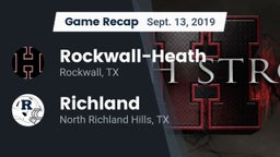 Recap: Rockwall-Heath  vs. Richland  2019