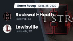 Recap: Rockwall-Heath  vs. Lewisville  2020