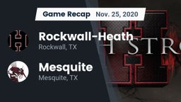 Recap: Rockwall-Heath  vs. Mesquite  2020