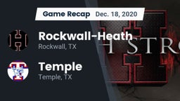 Recap: Rockwall-Heath  vs. Temple  2020