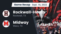 Recap: Rockwall-Heath  vs. Midway  2022