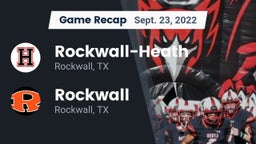 Recap: Rockwall-Heath  vs. Rockwall  2022