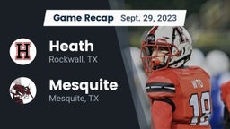Recap: Heath  vs. Mesquite  2023