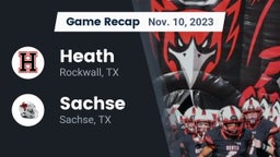 Recap: Heath  vs. Sachse  2023