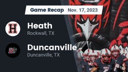 Recap: Heath  vs. Duncanville  2023