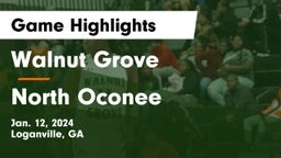 Walnut Grove  vs North Oconee  Game Highlights - Jan. 12, 2024