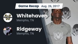 Recap: Whitehaven  vs. Ridgeway  2017