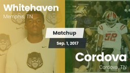 Matchup: Whitehaven High vs. Cordova  2017