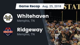 Recap: Whitehaven  vs. Ridgeway  2018