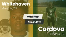 Matchup: Whitehaven High vs. Cordova  2018