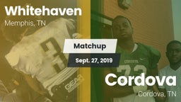 Matchup: Whitehaven High vs. Cordova  2019
