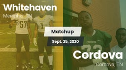 Matchup: Whitehaven High vs. Cordova  2020