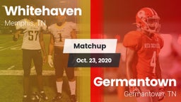 Matchup: Whitehaven High vs. Germantown  2020