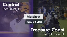 Matchup: Central  vs. Treasure Coast  2016