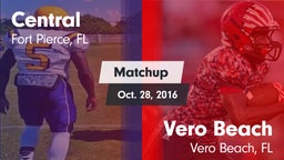 Matchup: Central  vs. Vero Beach  2016