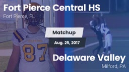 Matchup: Central  vs. Delaware Valley  2017