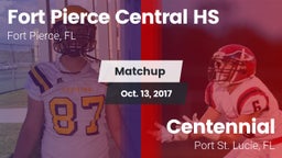 Matchup: Central  vs. Centennial  2017