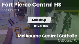 Matchup: Central  vs. Melbourne Central Catholic  2017